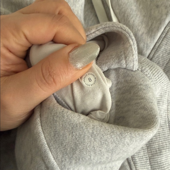 Lululemon Scuba High-Rise Jogger *Fleece 28" Heathered Core Ultra Light Grey - Picture 8 of 8